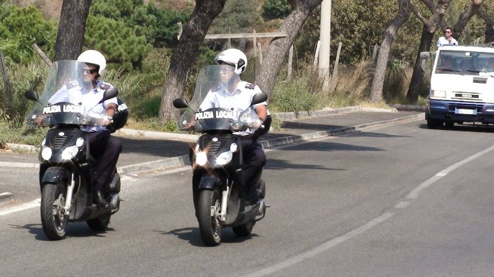 vigili in moto