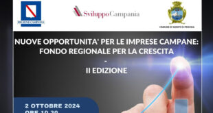 93 milioni per la crescita: nuove opportunità per le imprese Campane. Incontro a Monte di Procida il 2 ottobre