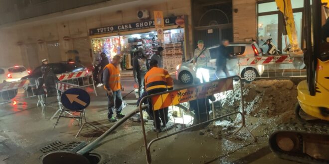 Monte di Procida: guasto critico alla rete idrica, tecnici al lavoro tutta la notte per limitare i disagi