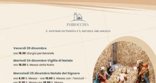 Casevecchie, eventi Natalizi alla Parrocchia S. Antonio di Padova e S. Michele Arcangelo. Il calendario completo delle celebrazioni